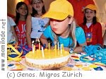 Kindergeburtstag im Kletterzentrum Milandia in Greifensee