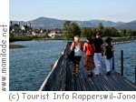 Fussgänger-Holzsteg Rapperswil-Hurden Fussgänger-Holzsteg Rapperswil-Hurden