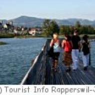 Fussgänger-Holzsteg Rapperswil-Hurden Fussgänger-Holzsteg Rapperswil-Hurden