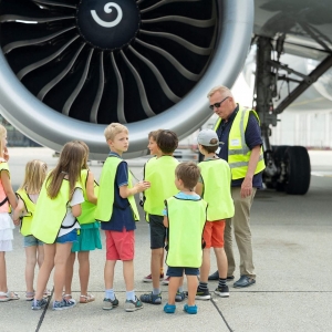 Kindergeburtstag (c) Flughafen Zürich Kindergeburtstag Flughafen Zürich
