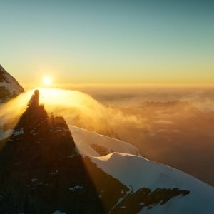 Sphinx-Aussichtsterrasse auf dem Jungfraujoch