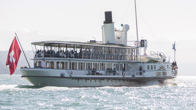 (c) ZSG, Zürichsee Schifffahrtsgesellschaft Mit dem Raddampfer über den Zürichsee