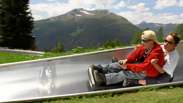 Sommer-Schlittelbahn Schatzalp / Davos